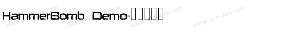 HammerBomb Demo字体转换